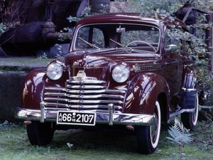 אופל אולימפיה 1950. מרכב, צורה. קופה, 3 דור