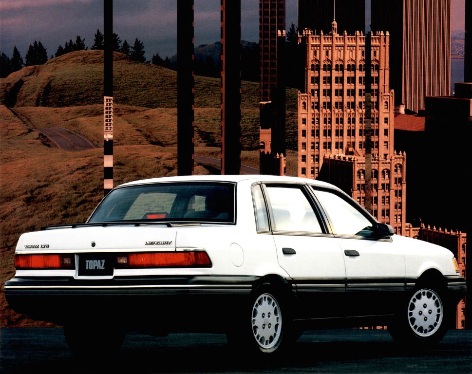 Mercury Topaz 1987. Bodywork, Exterior. Sedan, 2 generation