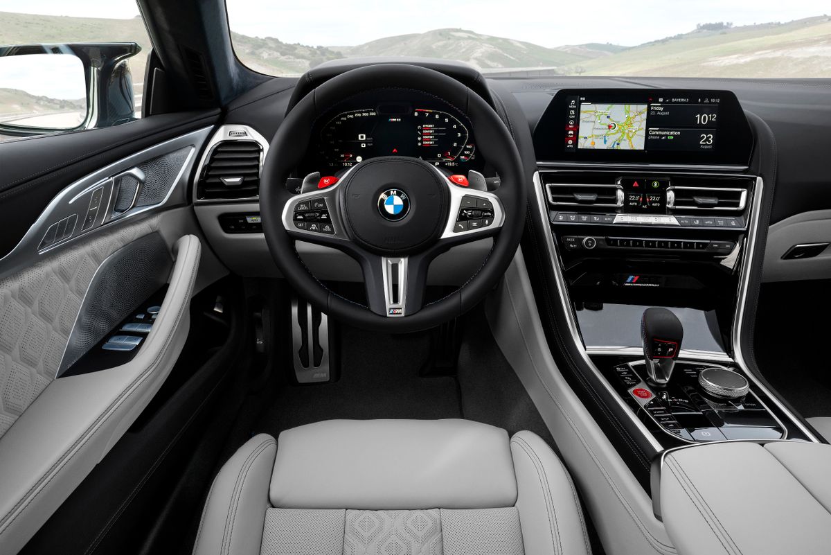 BMW M8 2019. Dashboard. Sedan, 1 generation