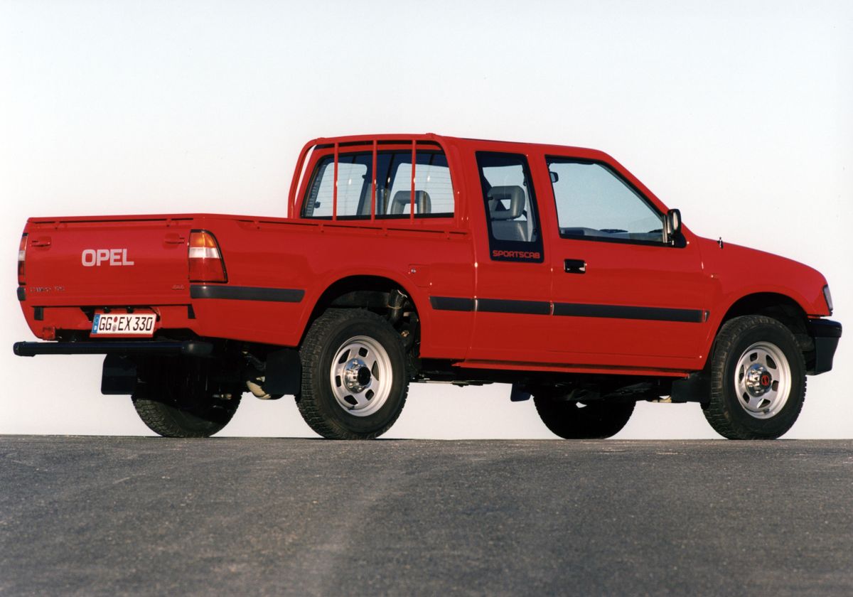 אופל קאמפו 1991. מרכב, צורה. טנדר 1,5, 1 דור