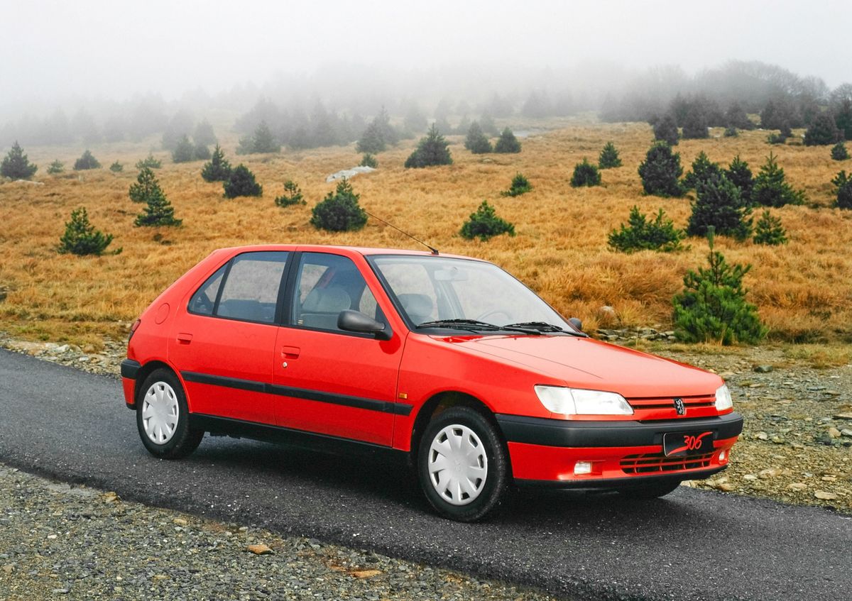 Peugeot 306 1993. Bodywork, Exterior. Mini 5-doors, 1 generation