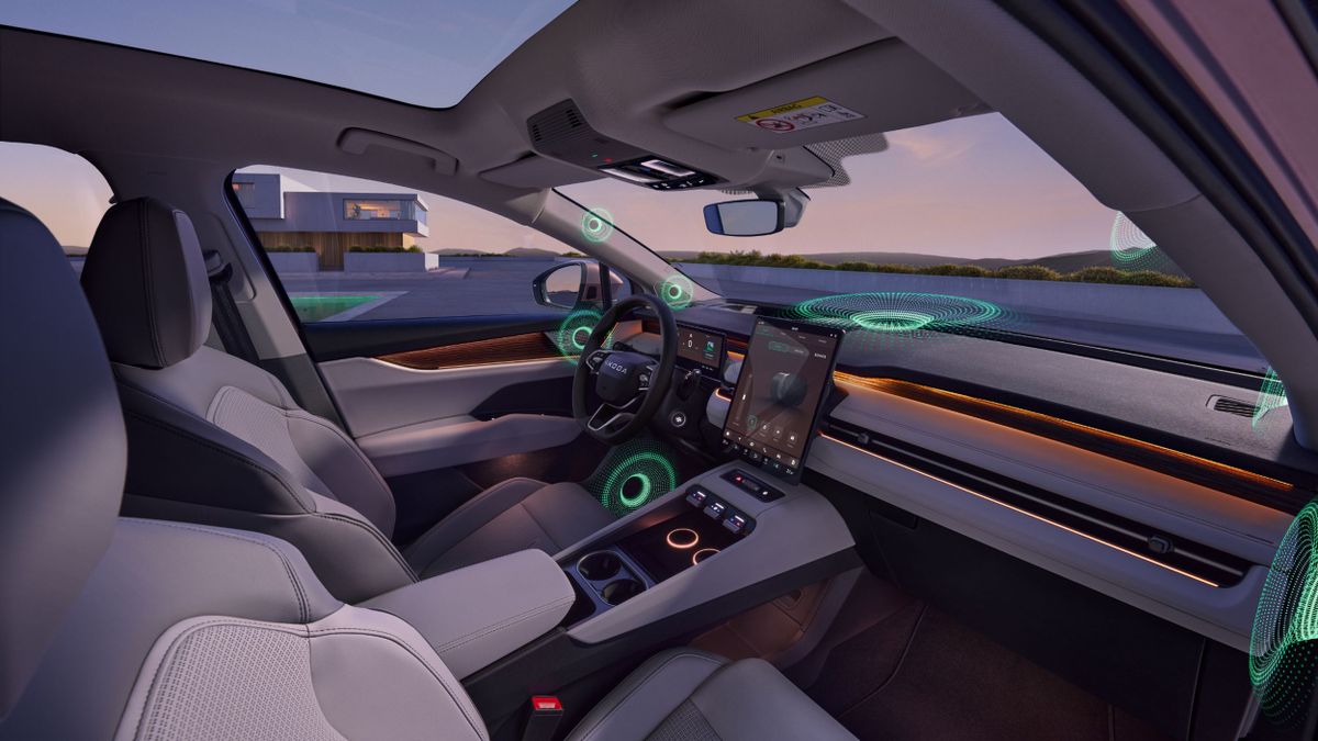 Skoda. Передние сидения.