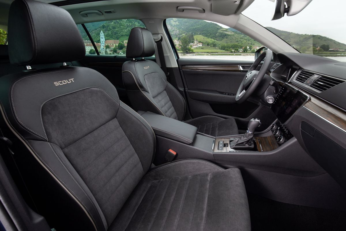 Skoda Superb 2019. Front seats. Liftback, 3 generation, restyling
