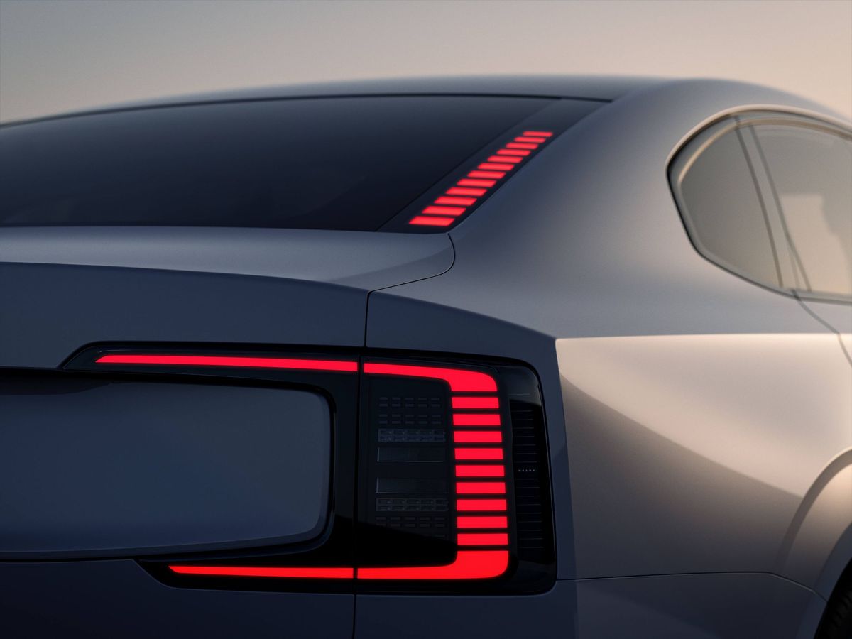 Volvo ES90 2025. Задние фонари. Лифтбэк, 1 поколение