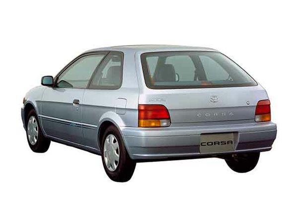 Toyota Corsa 1994. Carrosserie, extérieur. Mini 3-portes, 5 génération