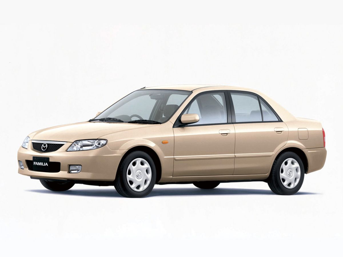 Mazda Familia 1998. Carrosserie, extérieur. Berline, 9 génération