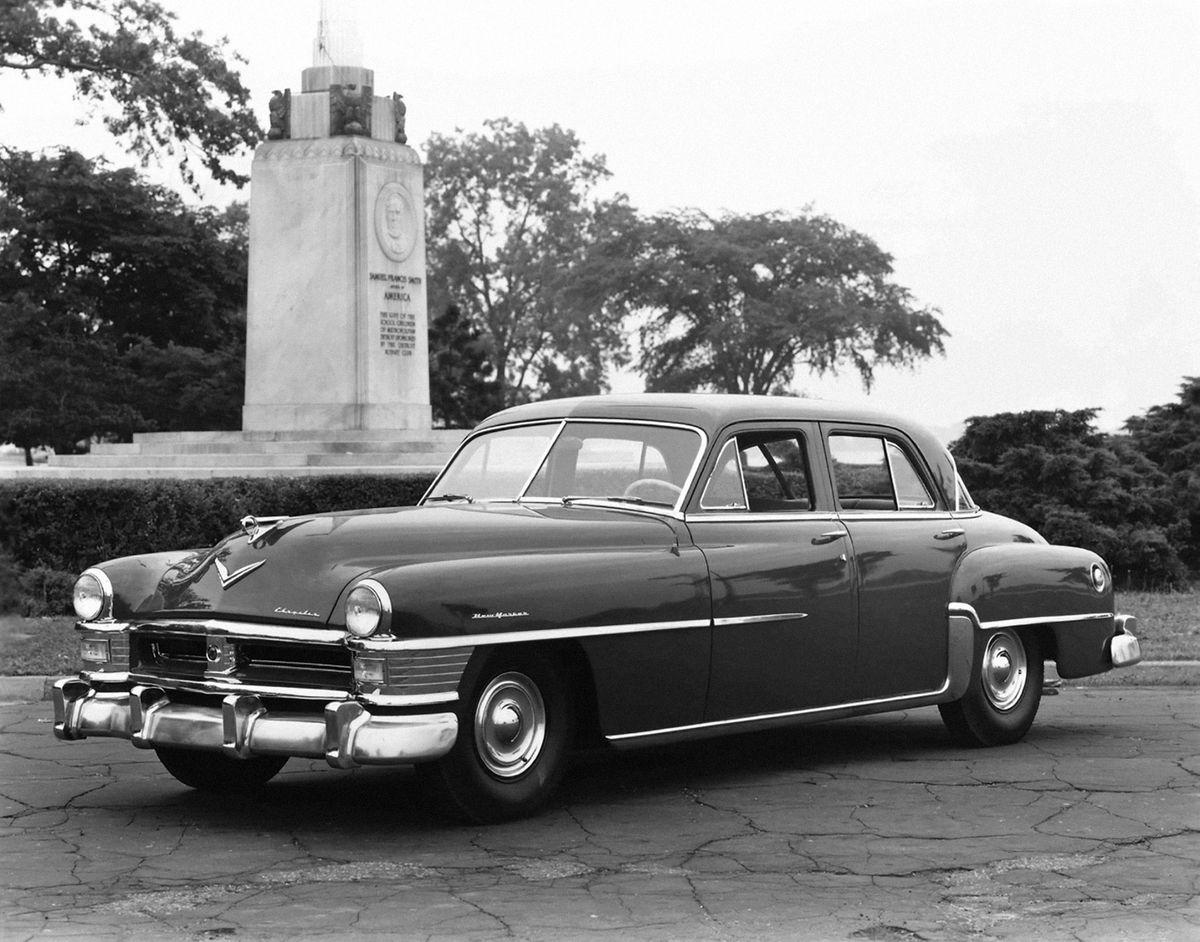Chrysler New Yorker 1949. Carrosserie, extérieur. Berline, 3 génération