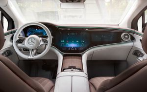 Мерседес EQE SUV 2022. Передние сидения. Внедорожник 5 дв., 1 поколение