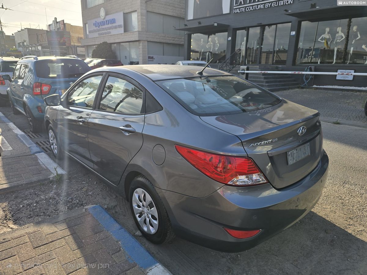 יונדאי i25 יד 2 רכב, 2016