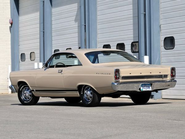 Ford Fairlane 1966. Carrosserie, extérieur. Coupé sans montants, 5 génération