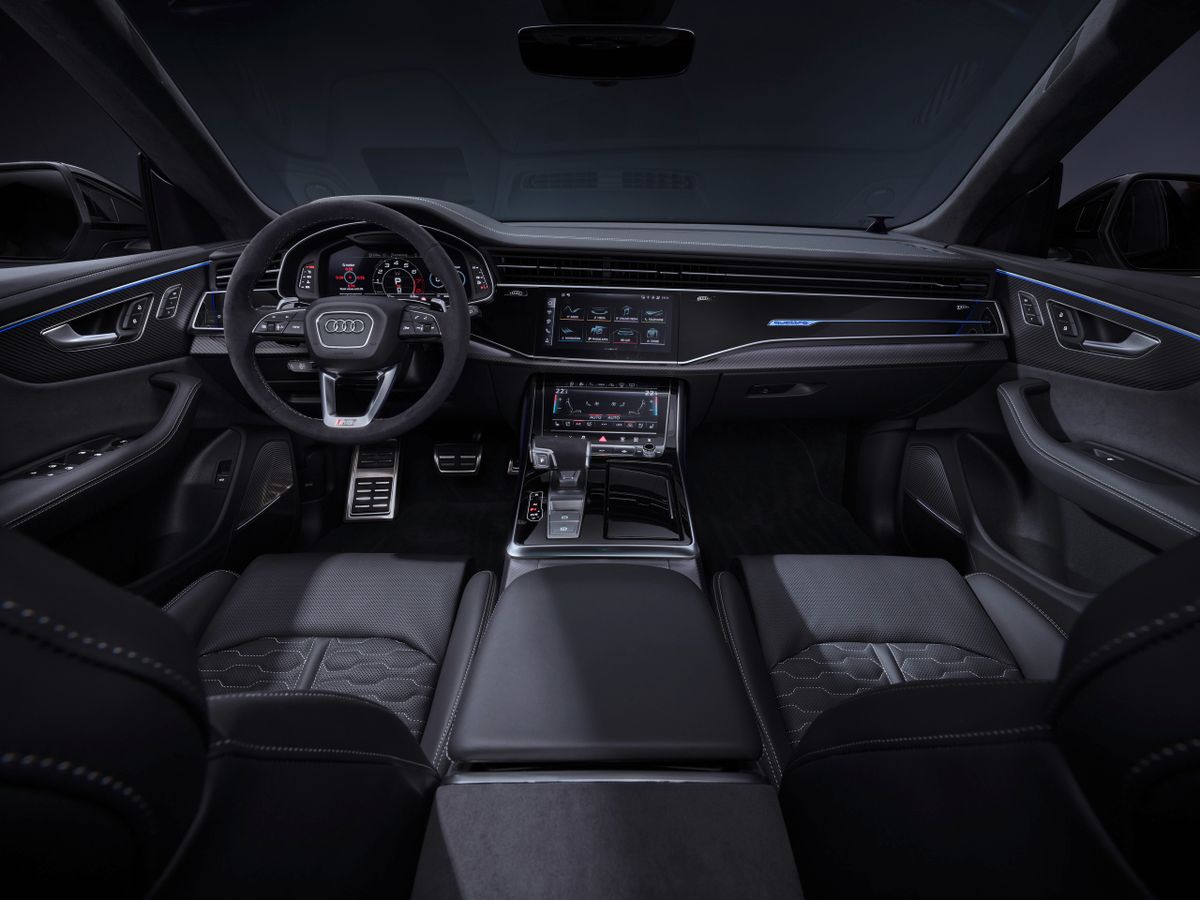 Audi RS Q8 2024. Передние сидения. Внедорожник 5 дв., 1 поколение, рестайлинг