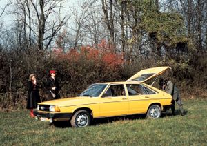 Audi 100 1976. Carrosserie, extérieur. Break 5-portes, 2 génération