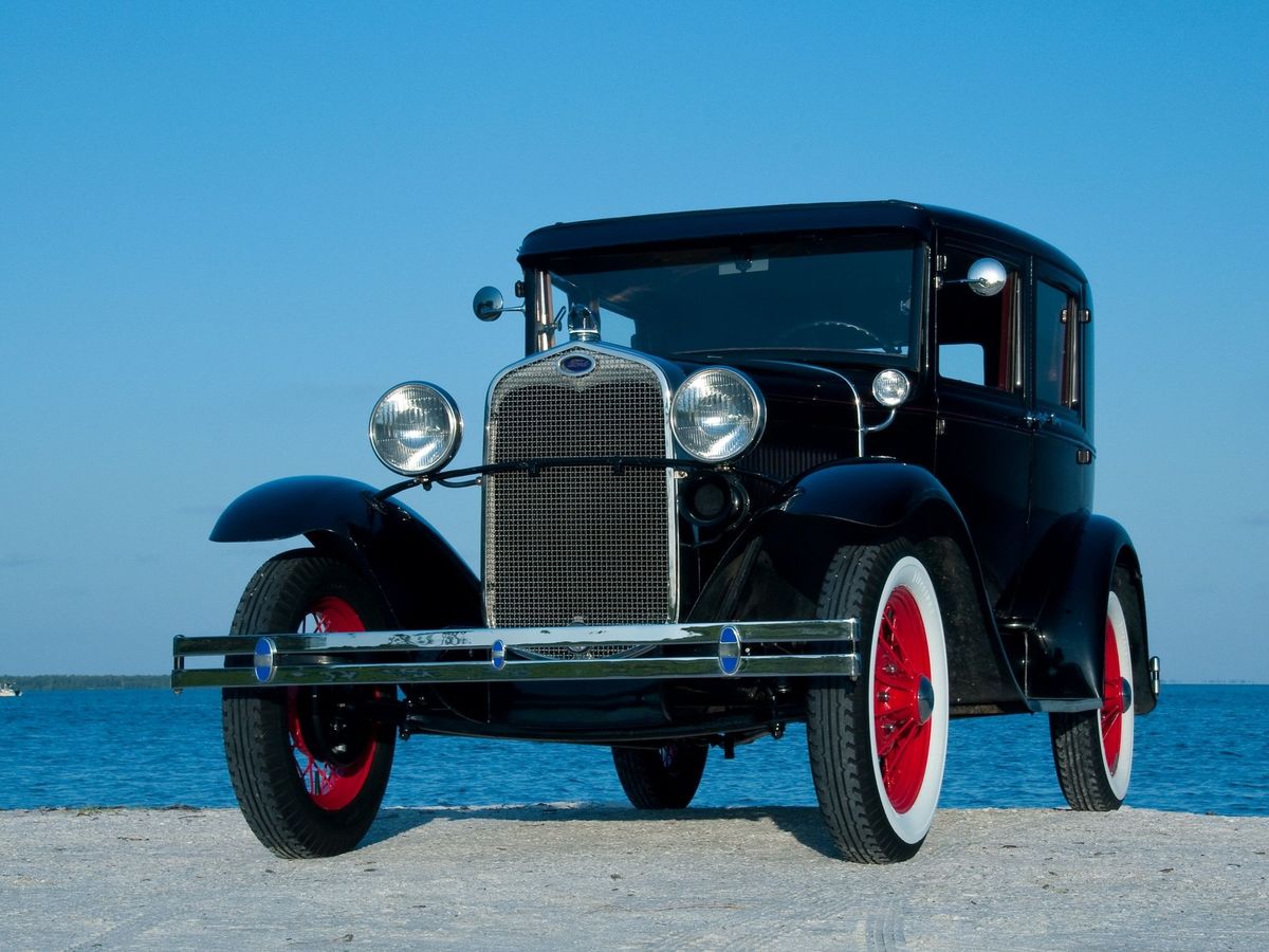 Ford Model A 1927. Bodywork, Exterior. Sedan, 1 generation