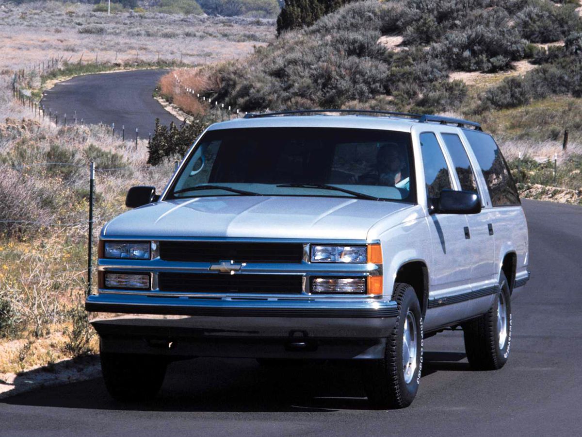 Chevrolet Suburban 1991. Carrosserie, extérieur. VUS 5-portes, 8 génération