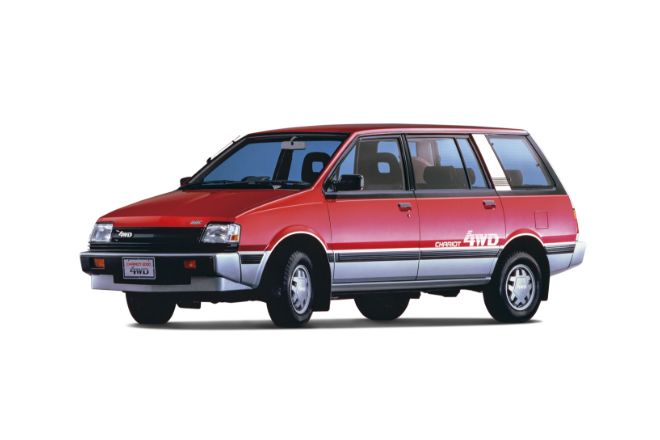 מיצובישי צ'אריוט 1983. מרכב, צורה. קומפקט וואן, 1 דור