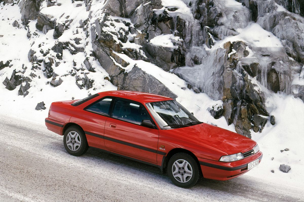 Mazda 626 1987. Carrosserie, extérieur. Coupé, 3 génération