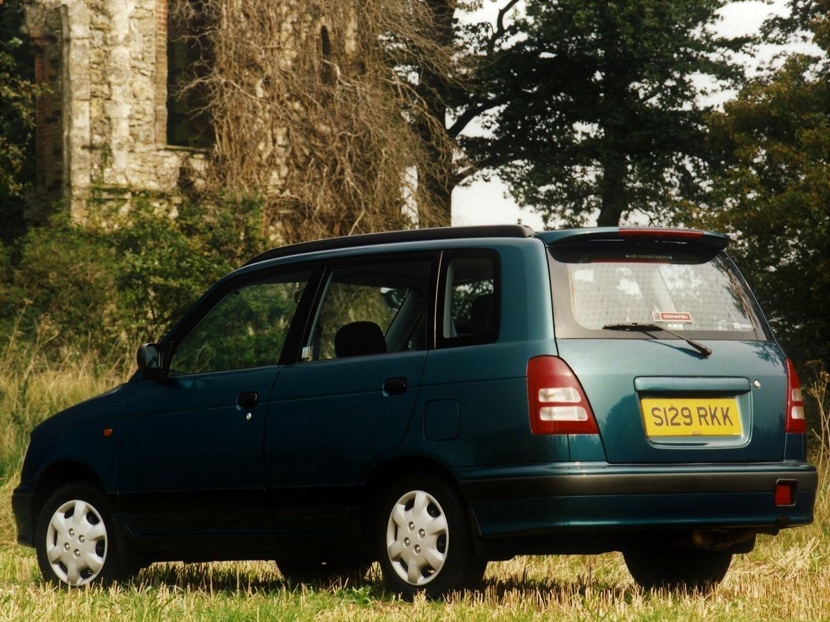 Daihatsu Pyzar 1998. Carrosserie, extérieur. Compact Van, 1 génération, restyling