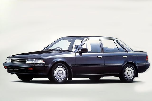 Toyota Corona 1987. Carrosserie, extérieur. Berline, 9 génération