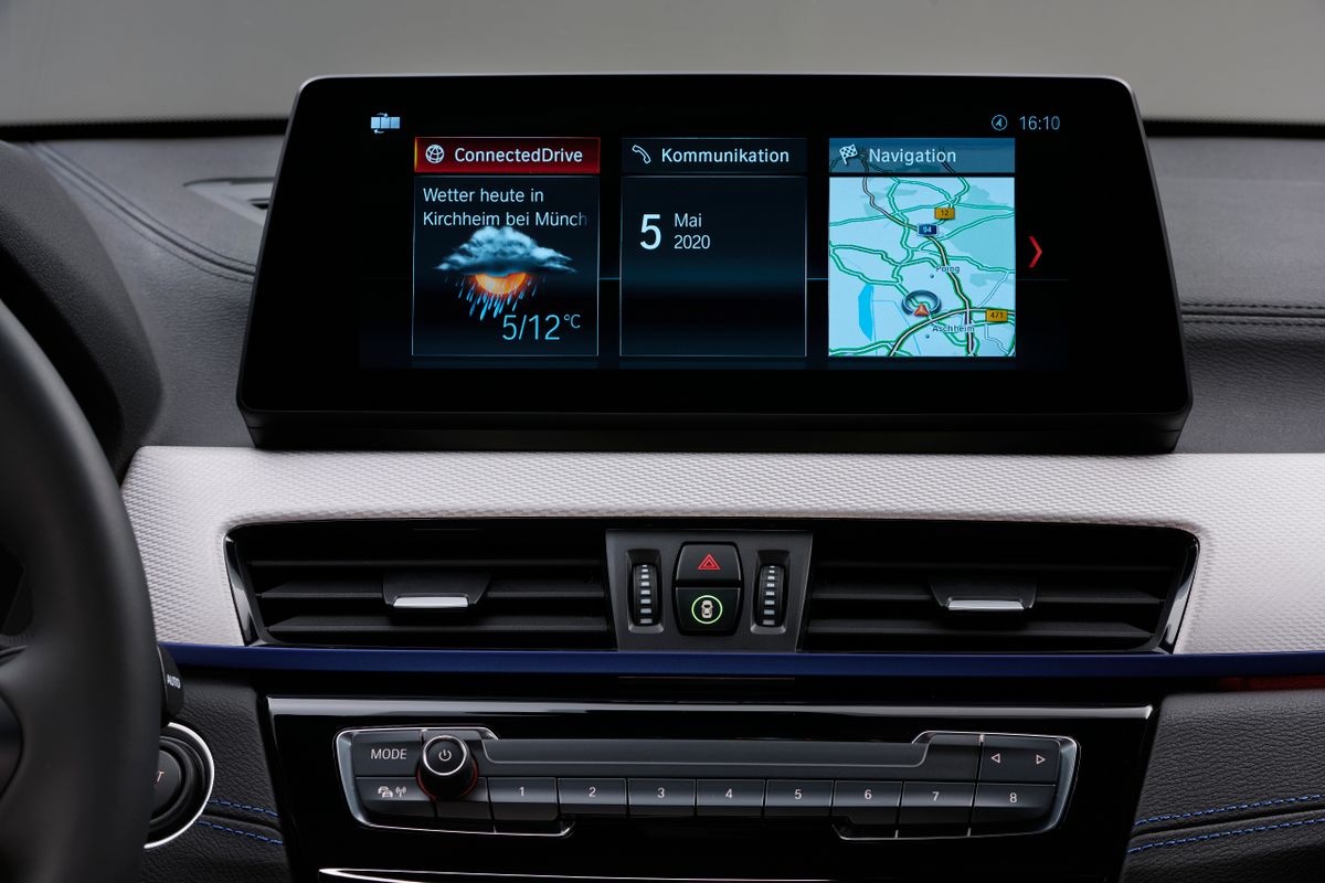 BMW X2 2020. Système de navigation. VUS 5-portes, 1 génération, restyling 1