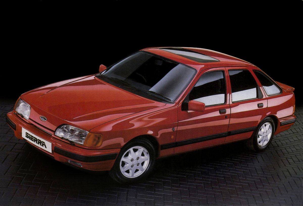 Ford Sierra 1987. Carrosserie, extérieur. Hatchback 5-portes, 1 génération, restyling