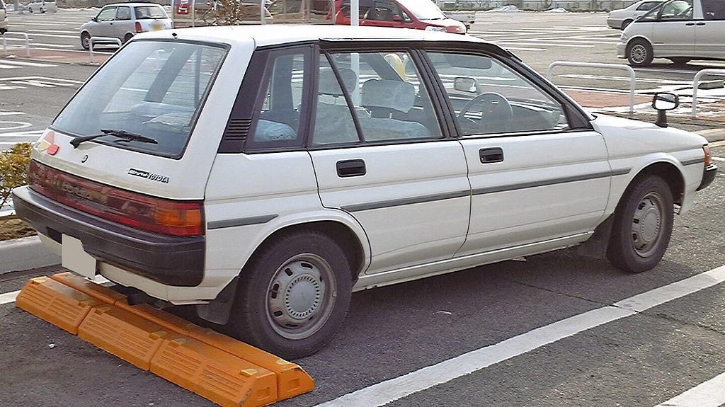 Toyota Corsa 1989. Carrosserie, extérieur. Mini 5-portes, 3 génération