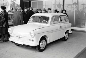 טראבנט 600 1962. מרכב, צורה. סטיישן 3 דלתות, 1 דור