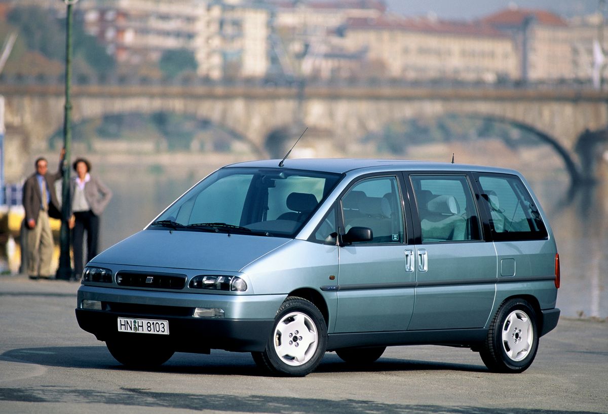 Fiat Ulysse 1998. Carrosserie, extérieur. Compact Van, 1 génération, restyling