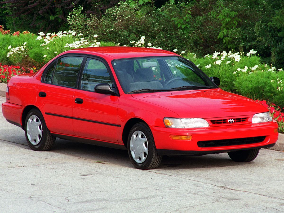 Тойота Королла 1991. Кузов, экстерьер. Седан, 7 поколение