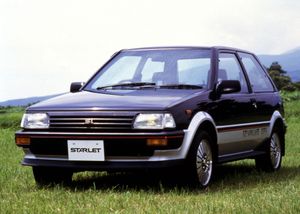Toyota Starlet 1984. Carrosserie, extérieur. Mini 3-portes, 3 génération