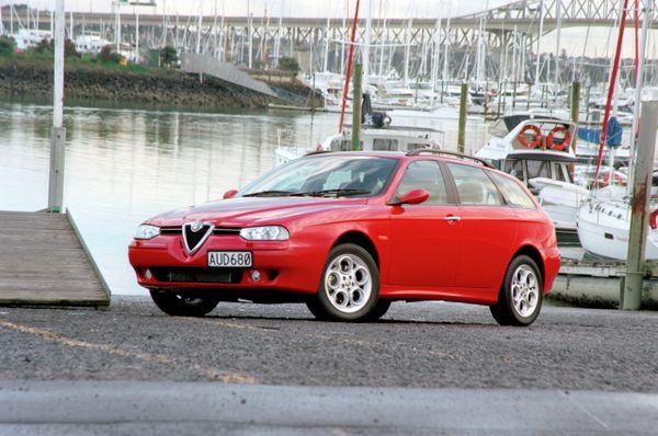 Alfa Romeo 156 2002. Carrosserie, extérieur. Break 5-portes, 1 génération, restyling 1