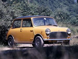 אינוצ'נטי מיני 1965. מרכב, צורה. מיני 3 דלתות, 1 דור
