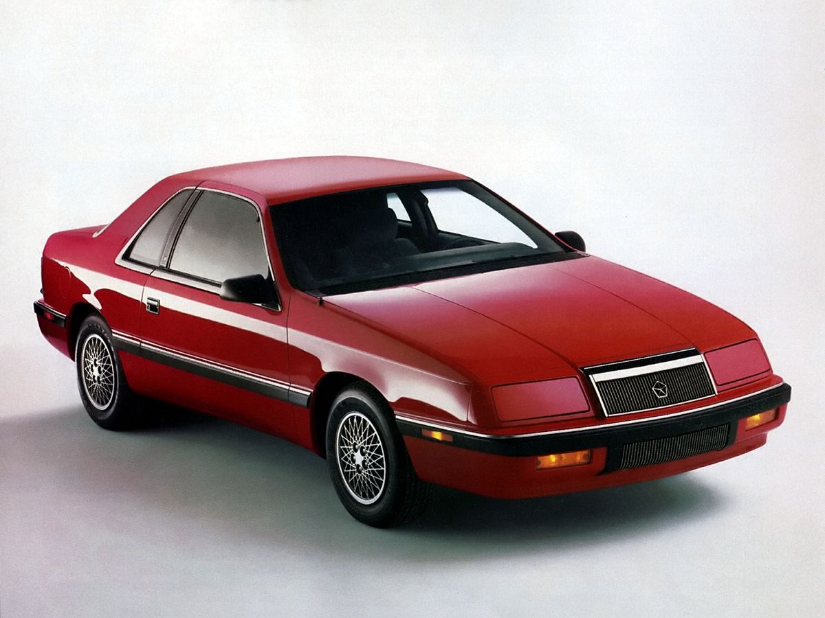 Chrysler LeBaron 1987. Carrosserie, extérieur. Coupé, 3 génération