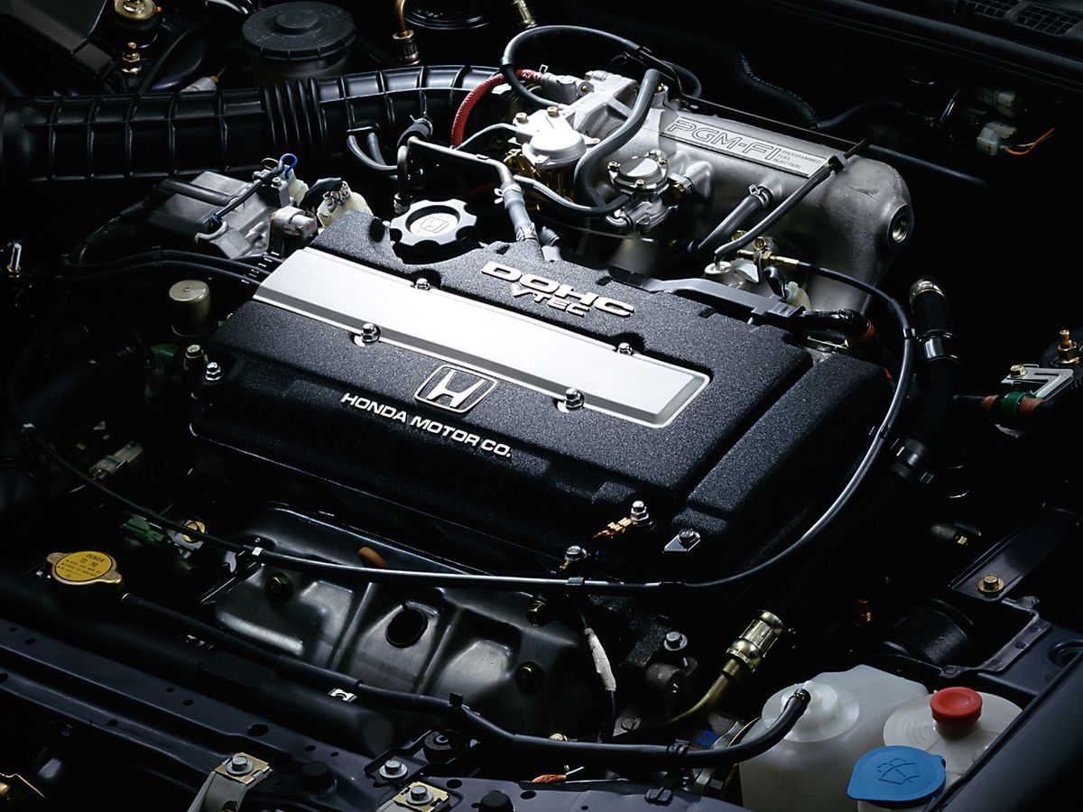 Хонда Интегра 1989. Двигатель. Седан, 2 поколение