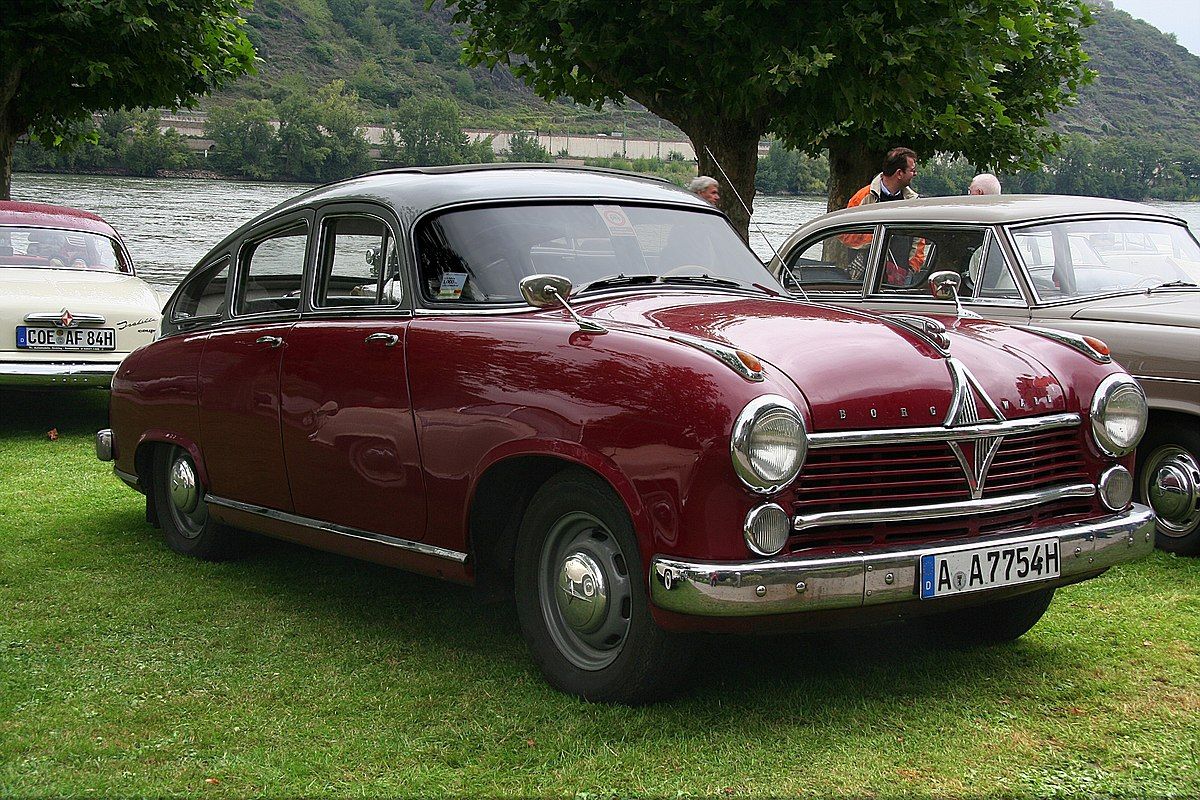 Боргвард Hansa 2400 1952. Кузов, экстерьер. Фастбэк, 1 поколение