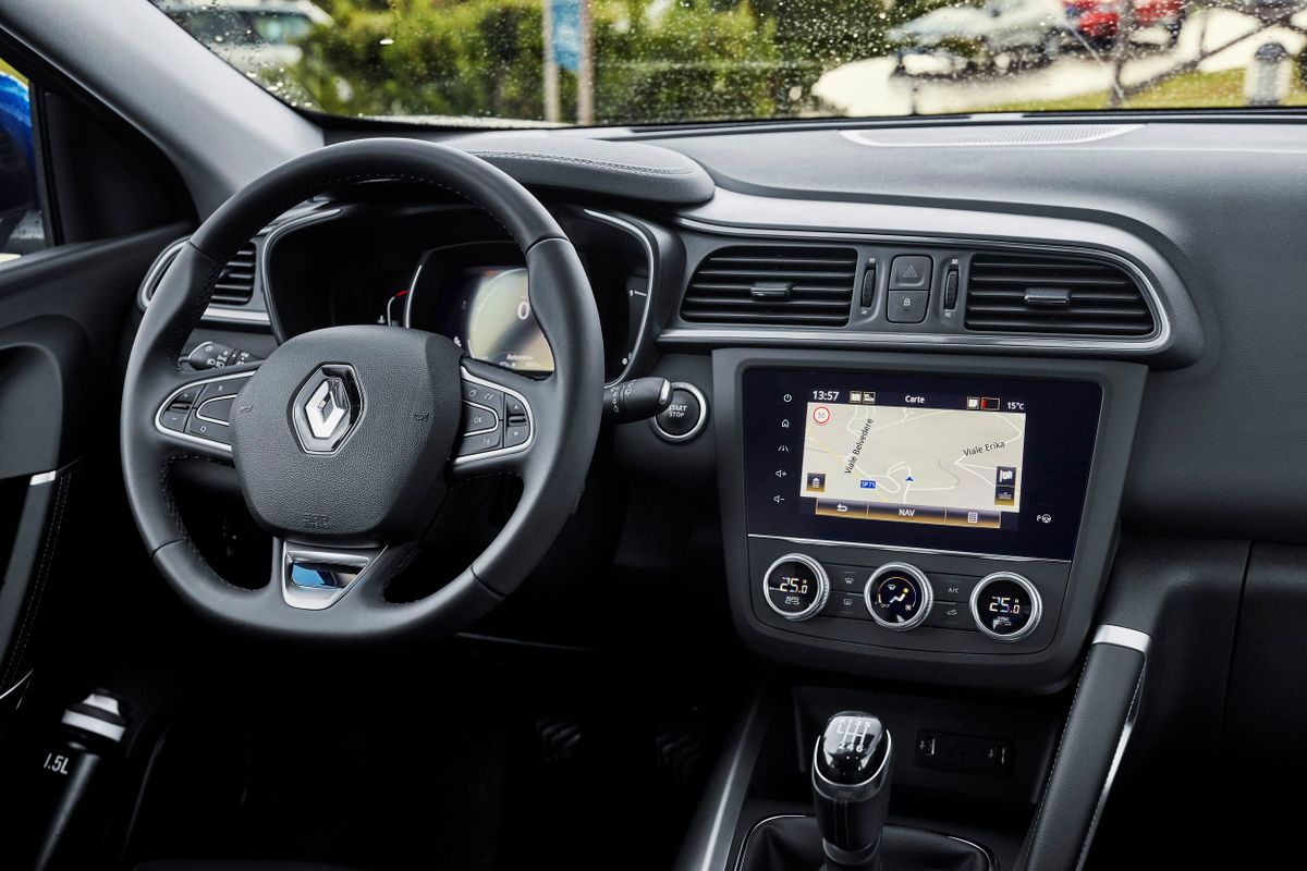 Renault Kadjar 2018. Steering wheel. SUV 5-doors, 1 generation, restyling