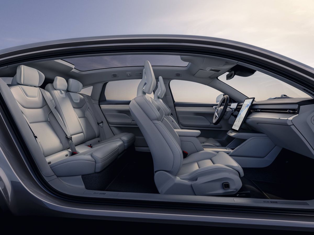 Volvo ES90 2025. Салон, интерьер. Лифтбэк, 1 поколение