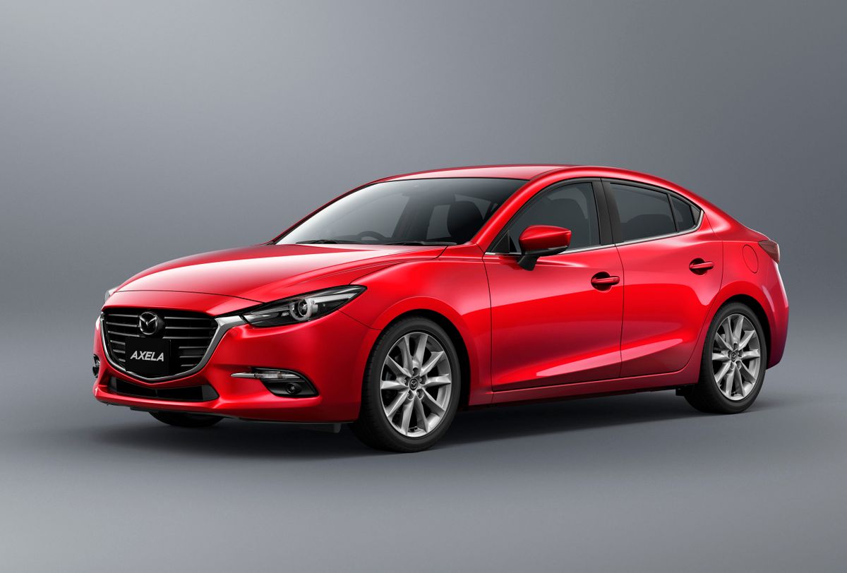 Mazda Axela 2016. Bodywork, Exterior. Sedan, 3 generation, restyling