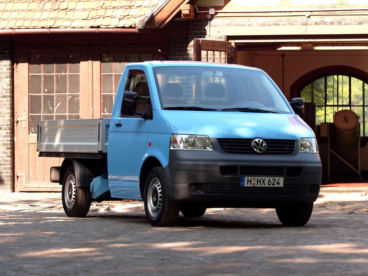 Volkswagen Transporter 2003. Carrosserie, extérieur. 1 pick-up, 5 génération