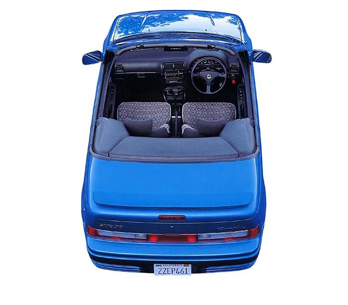 Suzuki Cultus 1988. Bodywork, Exterior. Cabrio, 2 generation