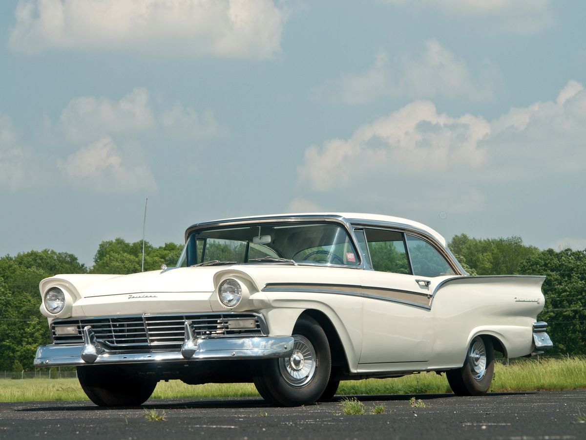 Ford Fairlane 1957. Bodywork, Exterior. Coupe Hardtop, 2 generation