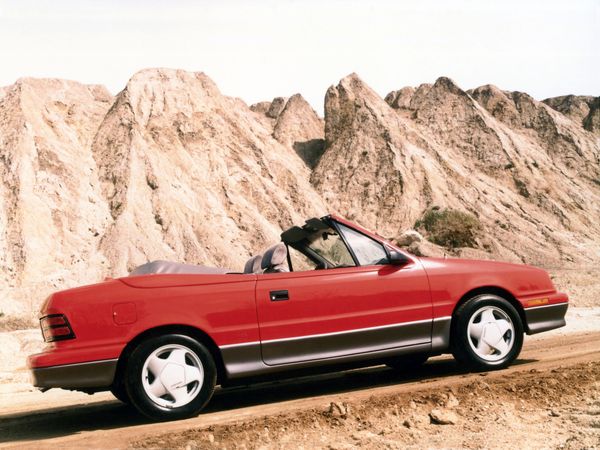 Dodge Shadow 1986. Carrosserie, extérieur. Cabriolet, 1 génération