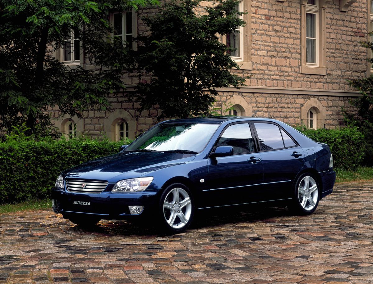 Toyota Altezza 1998. Carrosserie, extérieur. Berline, 1 génération