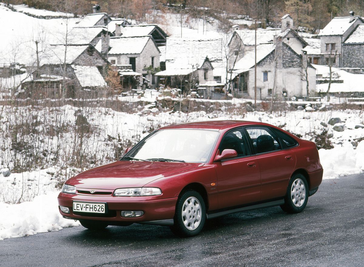Mazda 626 1991. Carrosserie, extérieur. Hatchback 5-portes, 4 génération