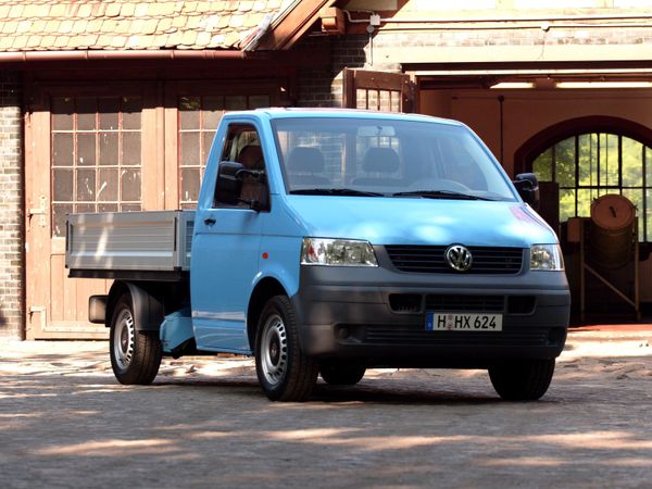 Volkswagen Transporter 2003. Кузов, экстерьер. Пикап Одинарная кабина, 5 поколение