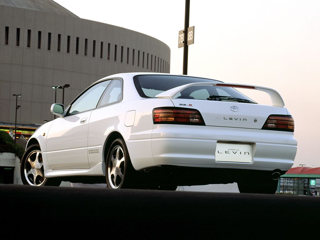 Тойота Королла Левин 1995. Кузов, экстерьер. Купе, 7 поколение