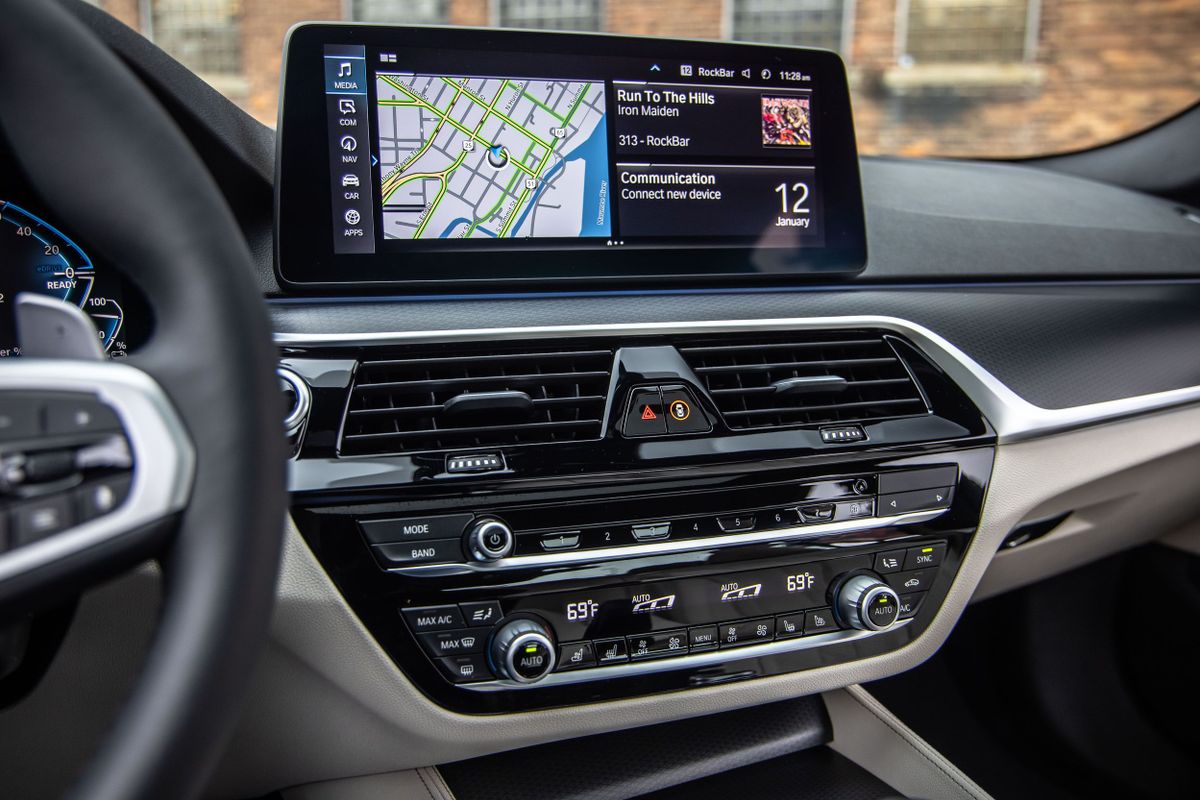 BMW 5 series 2020. Driver assistance systems. Sedan, 7 generation, restyling