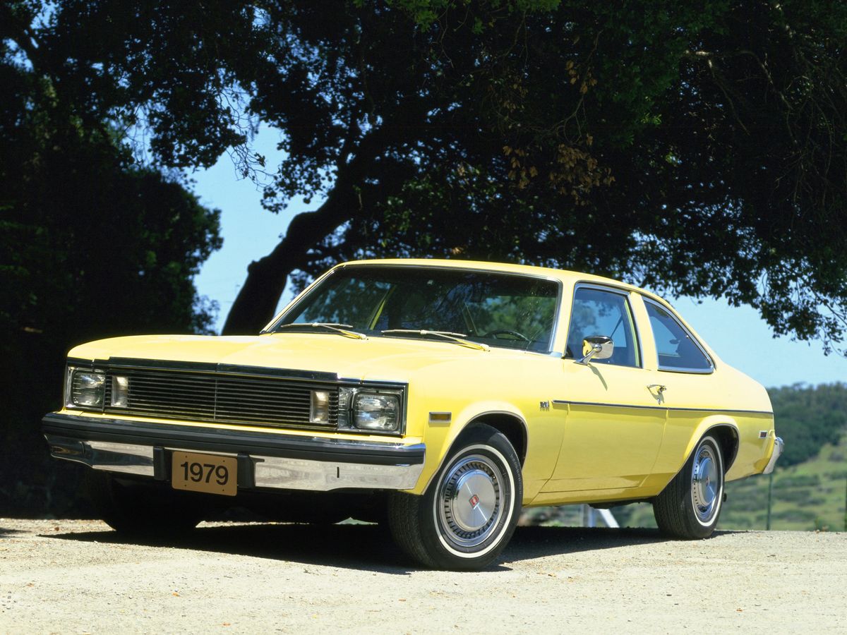 Chevrolet Nova 1974. Carrosserie, extérieur. Hatchback 3-portes, 4 génération