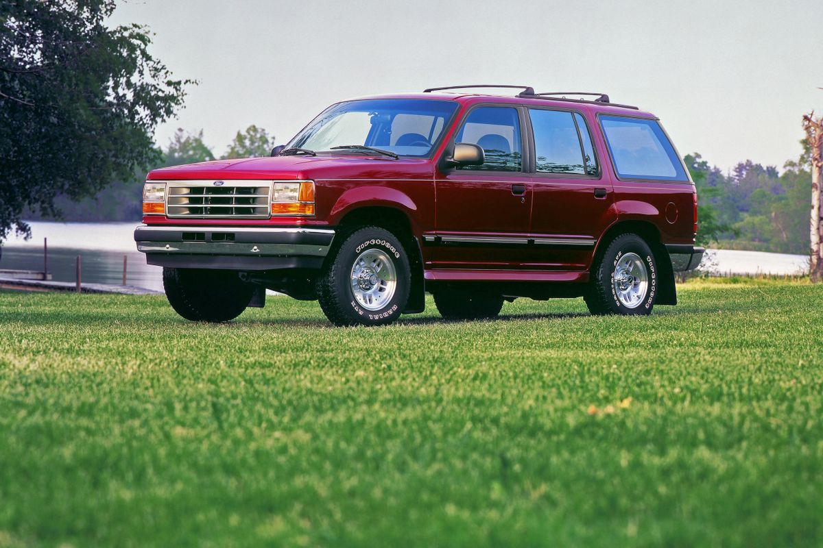 פורד אקספלורר ‏1990. מרכב, צורה. רכב שטח 5 דלתות, 1 דור