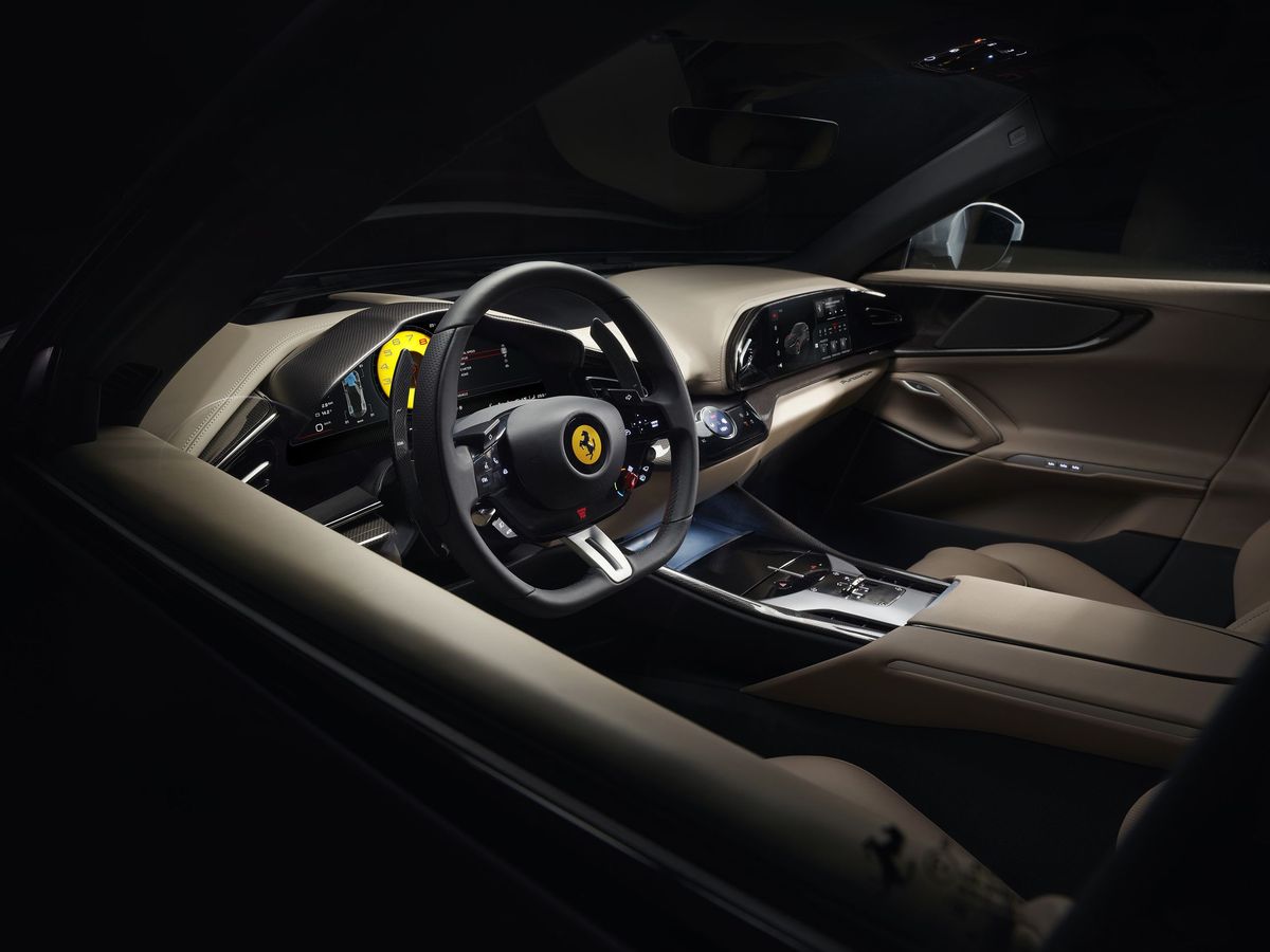 Ferrari Purosangue 2022. Tableau de bord. VUS 5-portes, 1 génération