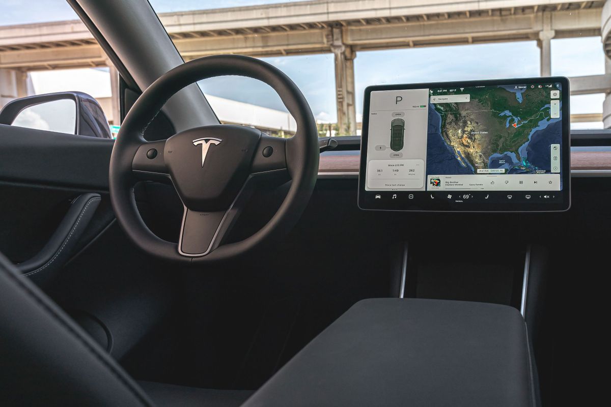 Tesla Model Y 2019. Système de navigation. VUS 5-portes, 1 génération